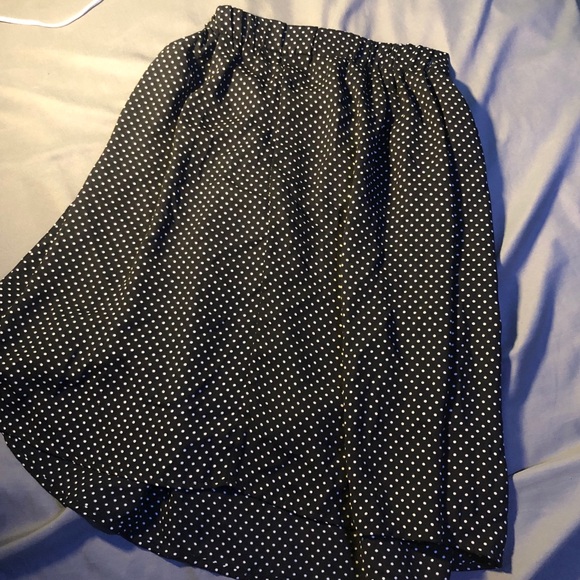 Black with white Polkadot “Renee C.” Skirt - Picture 4 of 6